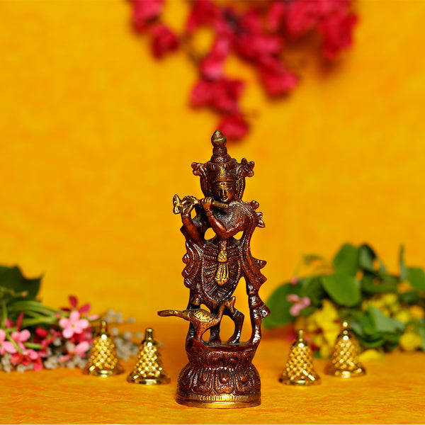 ANTIQUE LORD KRISHNA STATUE